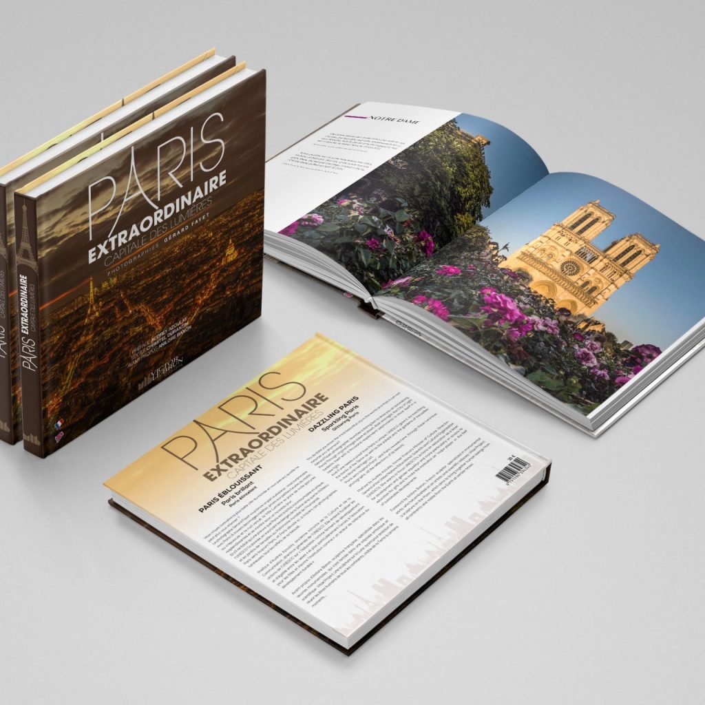 Mise en page catalogue Paris Lumière - Création graphique professionnelle HK Graphic Cholet