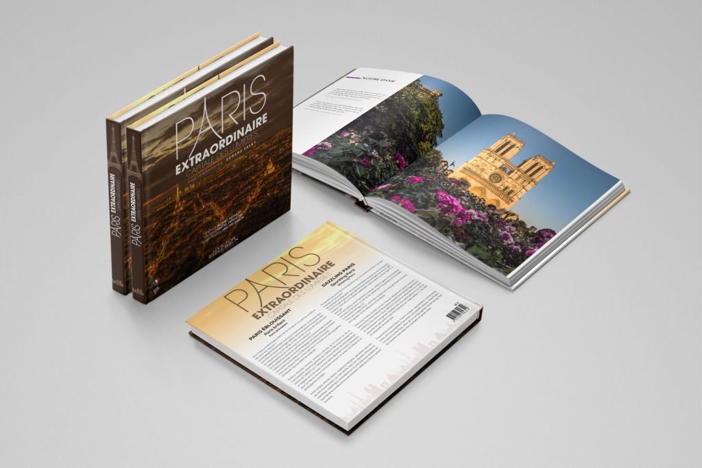 Mise en page catalogue Paris Lumière - Création graphique professionnelle HK Graphic Cholet